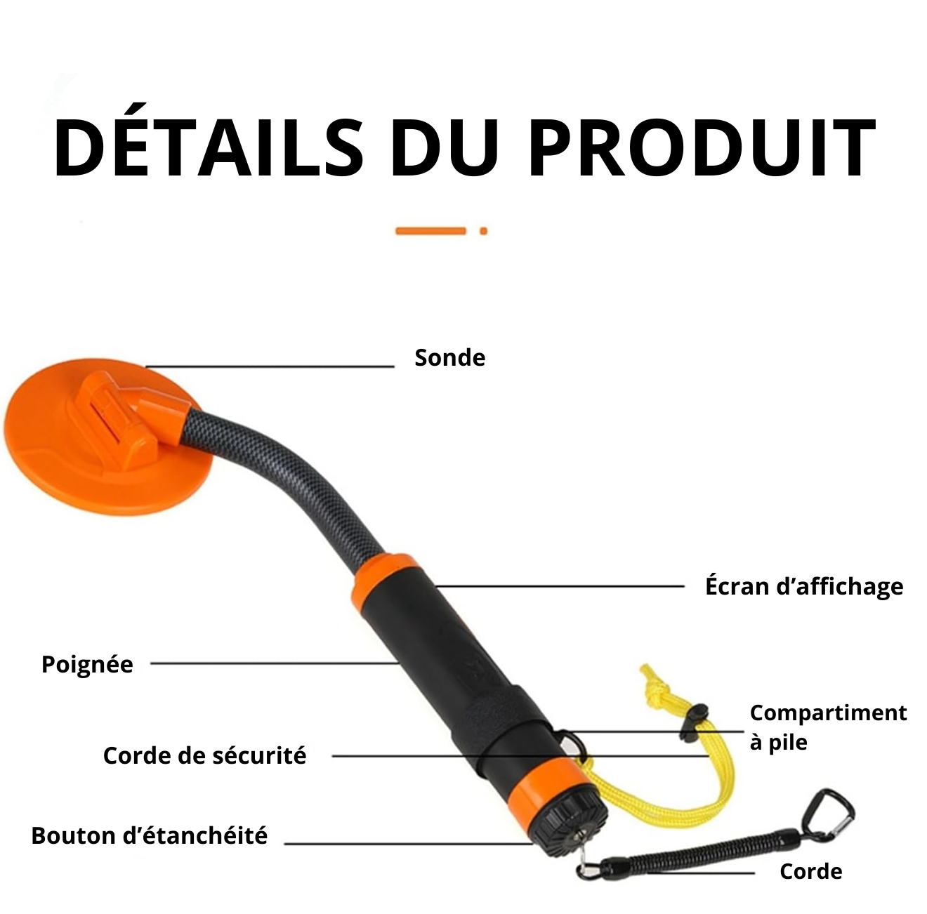 Détecteur de Métaux AquaProbe 35M