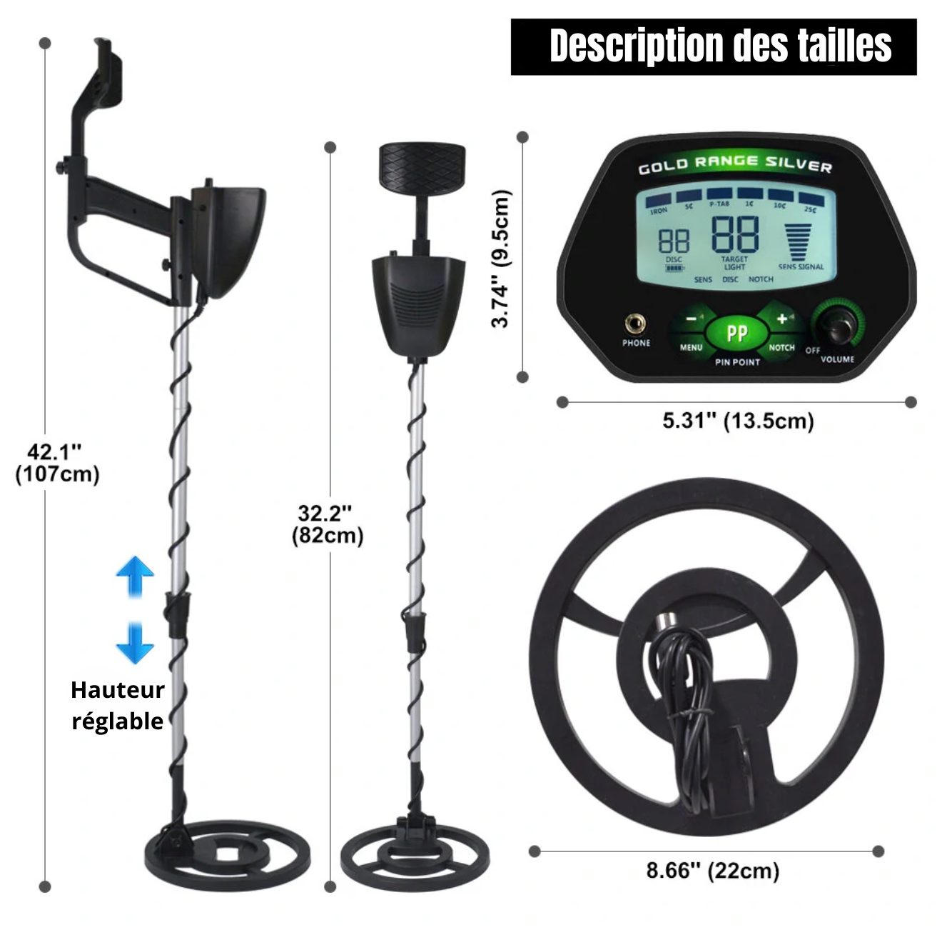 Détecteur de Métaux ProFinder 4600