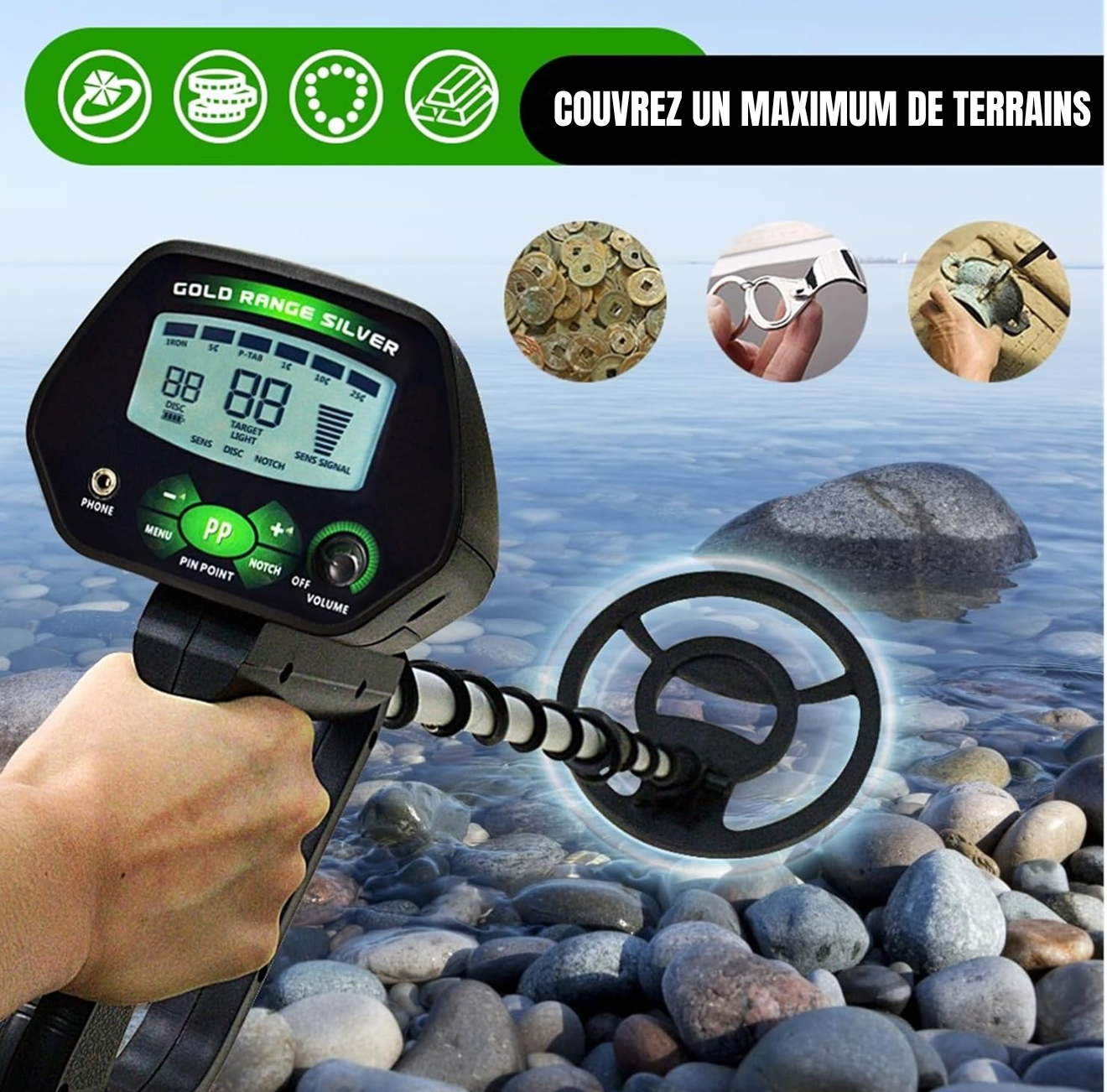 Détecteur de Métaux ProFinder 4600