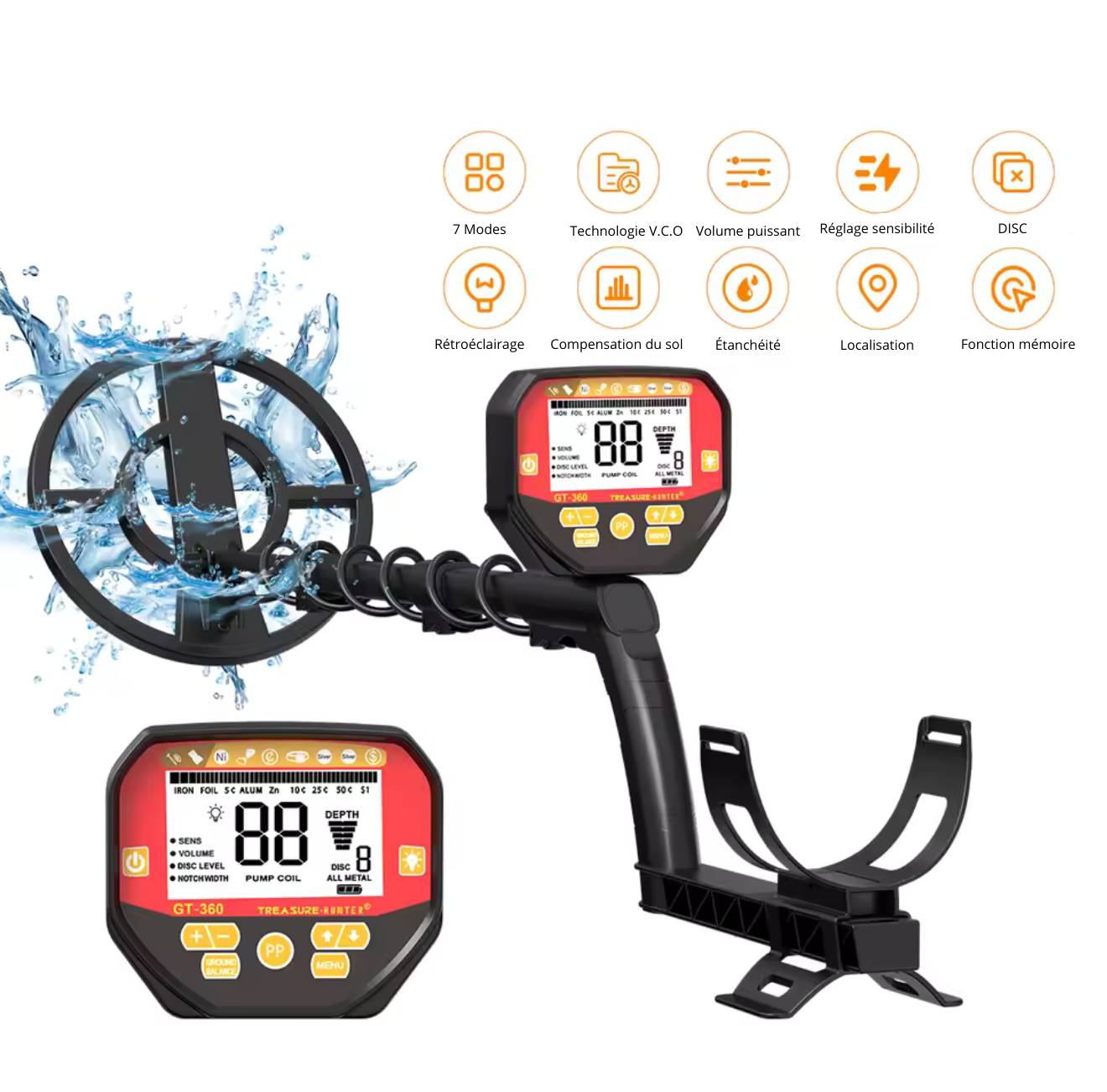 Détecteur de Métaux Professionnel StrikeMax 10