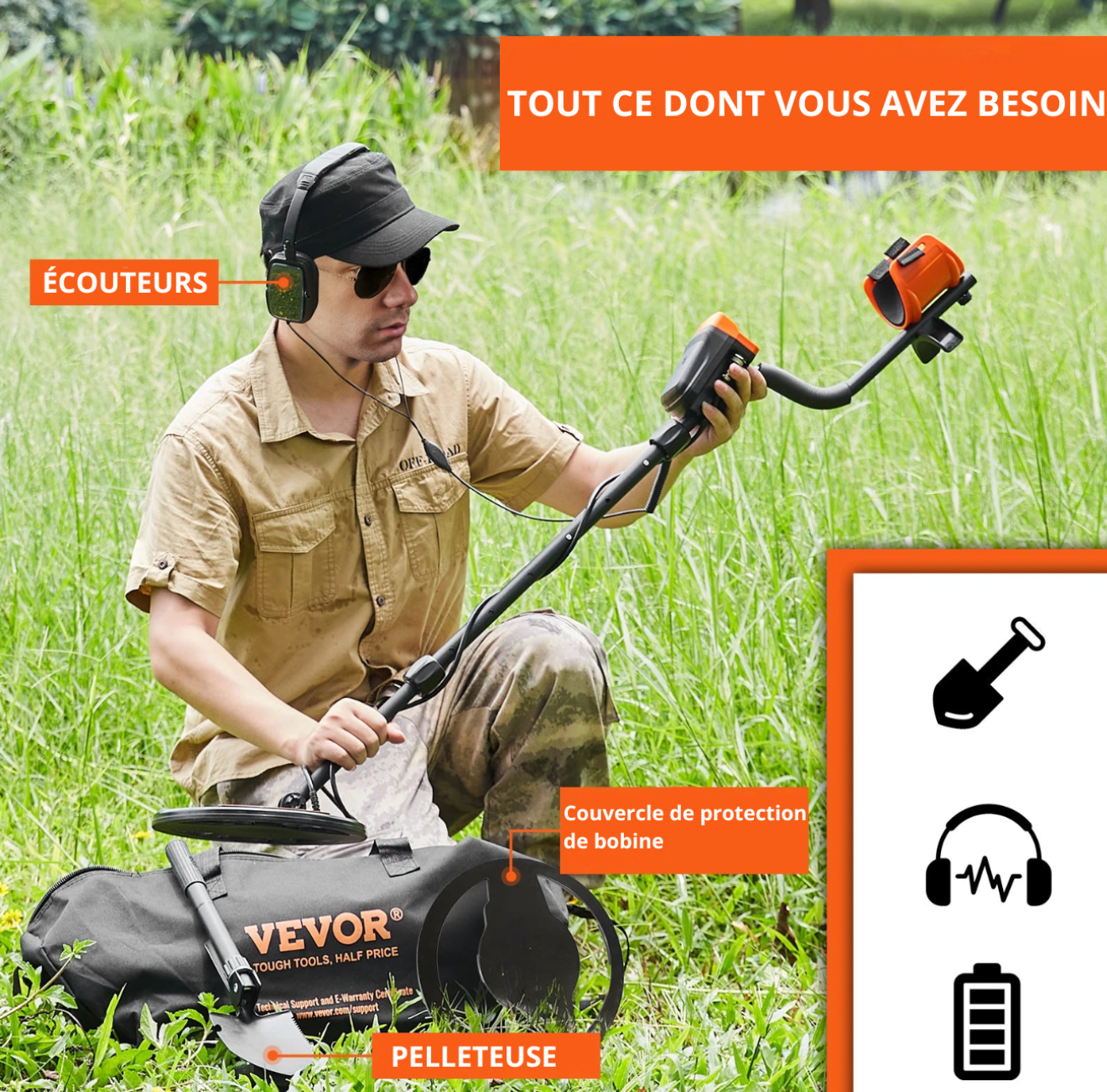 Détecteur de Métaux Professionnel AquaPro 12