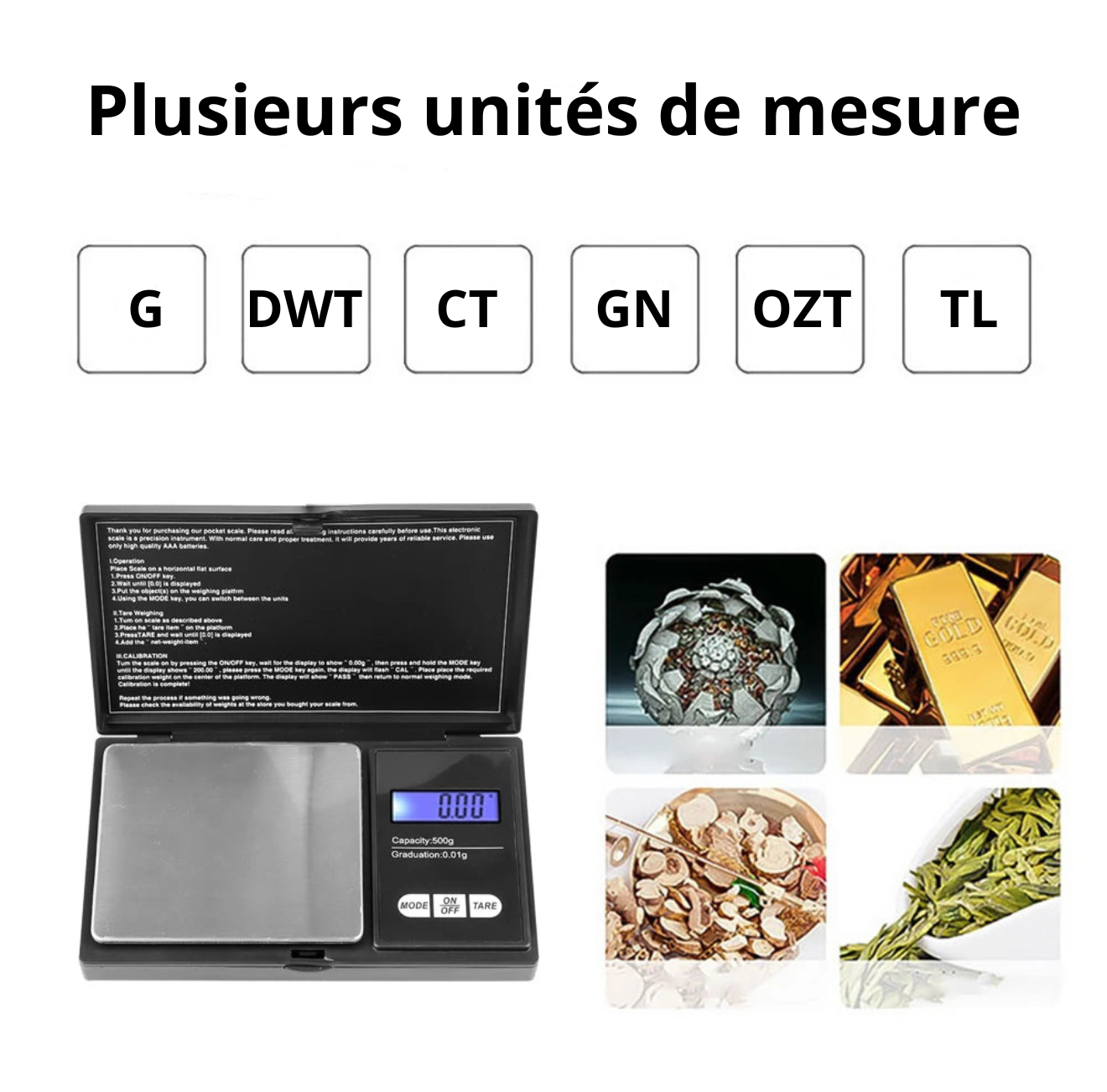 Balance Orpaillage MicroScale