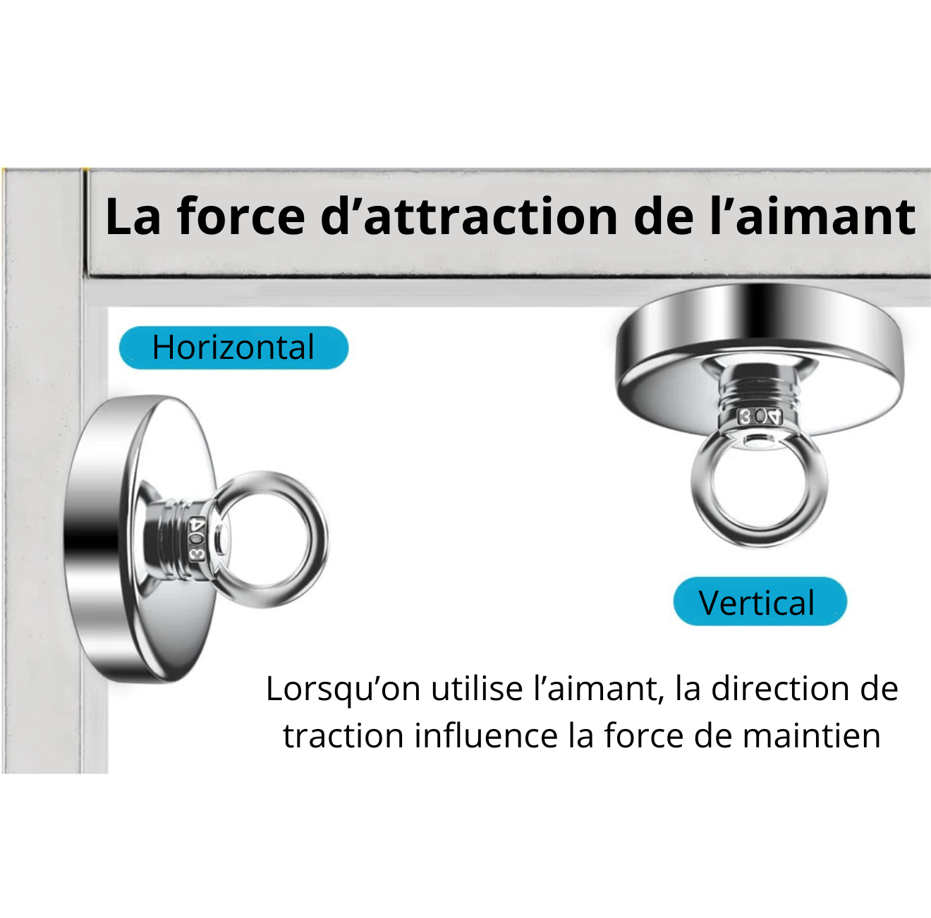 Aimant de Pêche MagneQuest D16 5KG