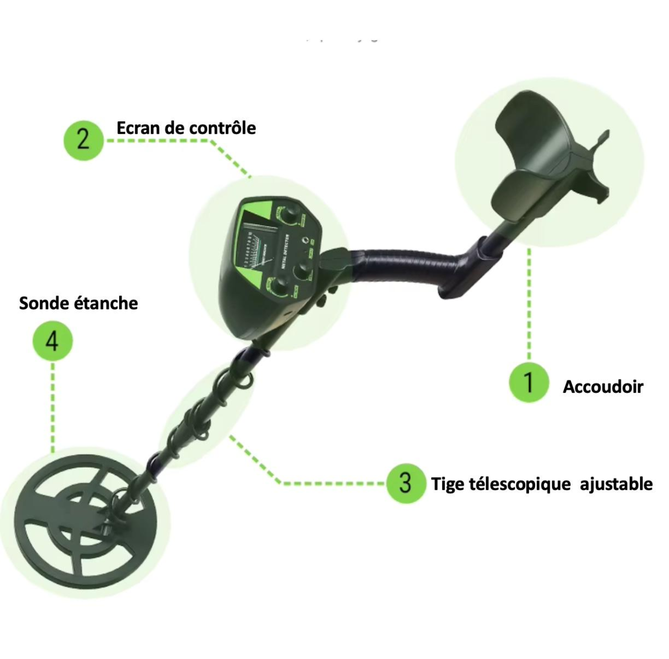 Détecteur de métaux TerraQuest 5030