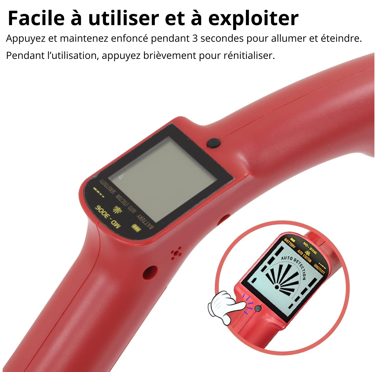 Détecteur de Métaux Enfant EasyScan 280