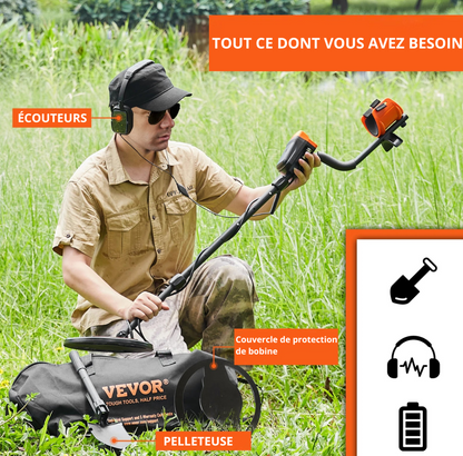 Détecteur de Métaux Professionnel AquaPro 12