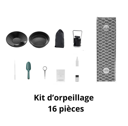 Kit Orpaillage 16 pièces