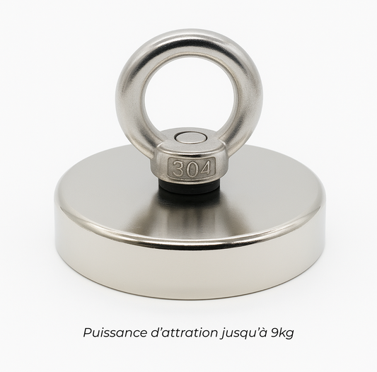 Aimant de Pêche MagneQuest D20 9KG