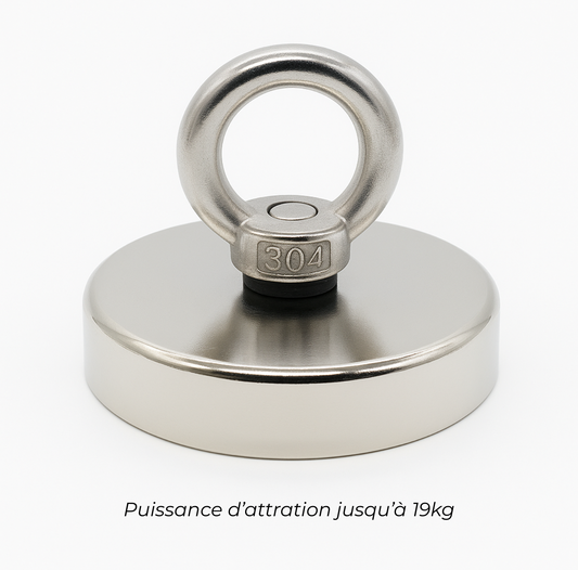 Aimant de Pêche MagneQuest D25 19KG